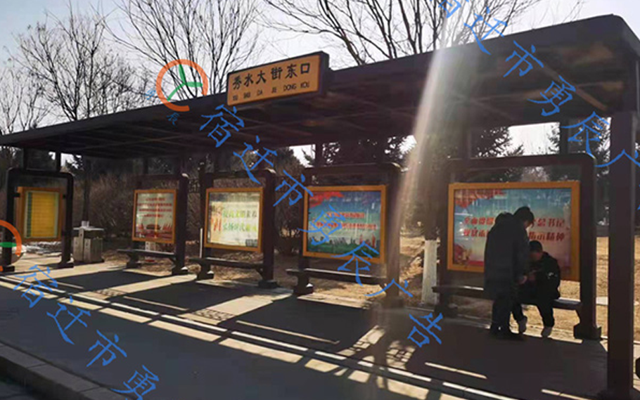 河北候车亭发货